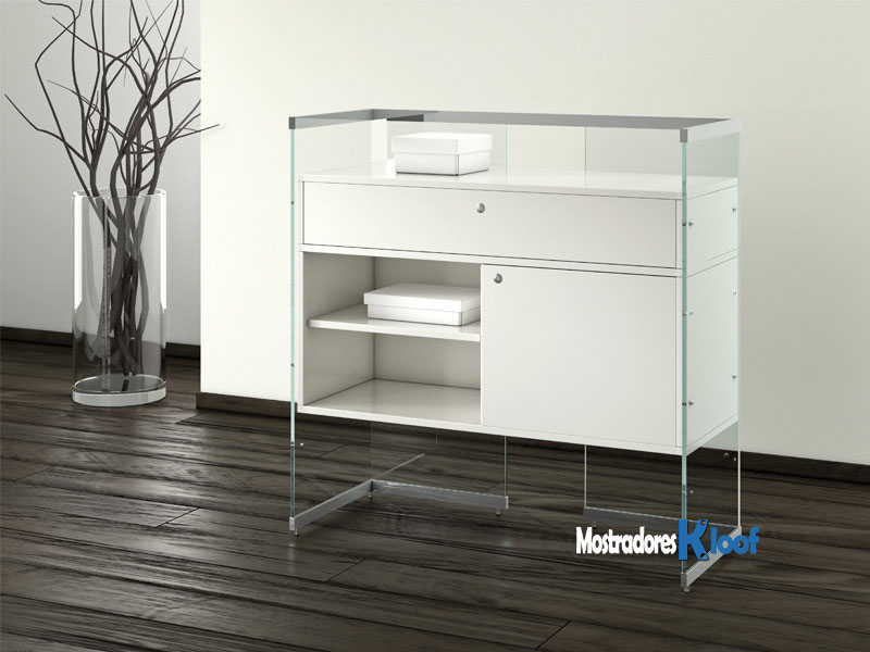 Mostradores modernos para tiendas